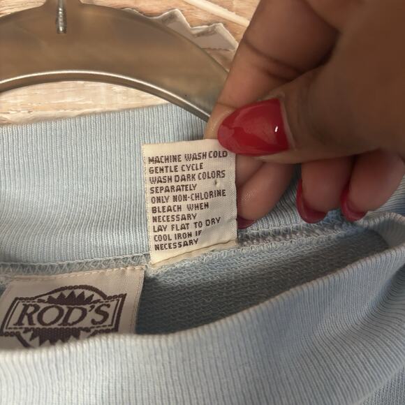 Rod's Running Horse Graphic Print Long Sleeve Shirt Size Small Unisex Western - Picture 7 of 12